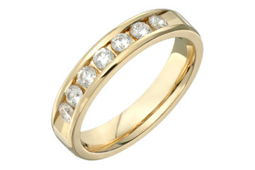 1/2 Carat 7-Stone Diamond Semi-Eternity Ring Alain Raphael