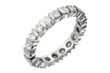 1/2 Carat Diamond Eternity White Gold Ring Alain Raphael