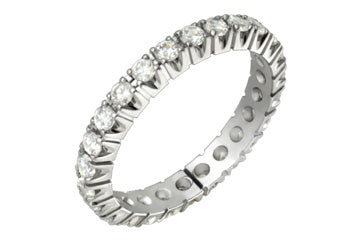 1 Carat Diamond White Gold Eternity Ring Alain Raphael