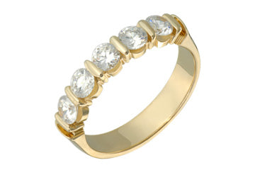 1 Carat Diamond Yellow Gold 14K Ring Alain Raphael