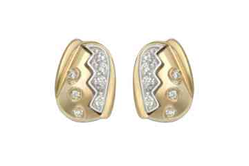 3/10 Carat Diamond 14K Gold Earrings Alain Raphael