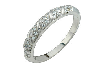 4/25 Carat Diamond 14K White Gold Ring Alain Raphael