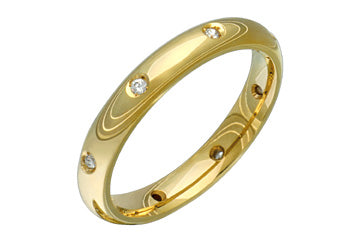 4/25 Carat Yellow Gold Wedding with Diamonds Alain Raphael