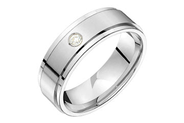 7/100 Carat White Gold Diamond Wedding Band Alain Raphael