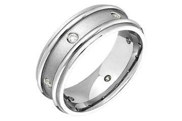 9/50 Carat White Gold 14kt Diamond Eternity Wedding Band Alain Raphael