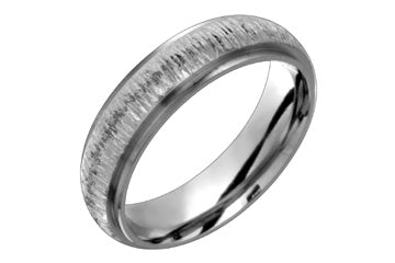 Bold Satin Domed Titanium Ring Alain Raphael