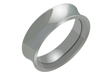 Concaved Titanium Ring Alain Raphael