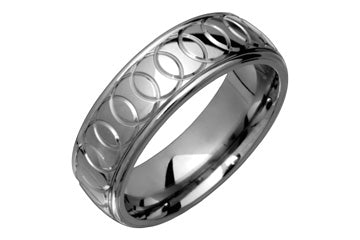 Continuous Circular Designed Titanium Ring Alain Raphael