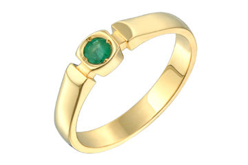 Emerald 14K Yellow Gold Ring Alain Raphael