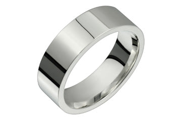 Flat Comfort Fit 7mm Platinum Ring Alain Raphael