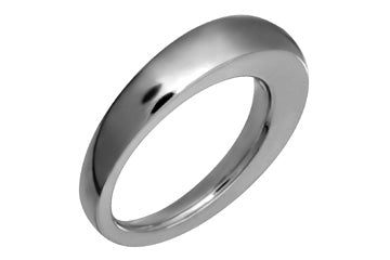 Half Round Tapered Comfort Fit Titanium Ring Alain Raphael