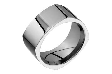 Square Titanium Ring Alain Raphael