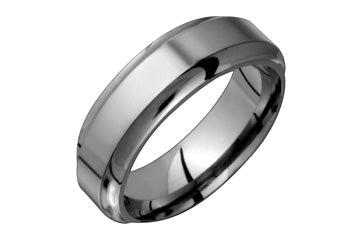 Titanium Step Edge Ring Alain Raphael