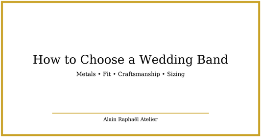 Wedding Band Guide: Metals, Fit & Craftsmanship