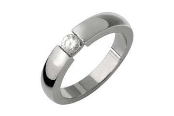 1/4 Carat Diamond 14k White Gold Ring Alain Raphael