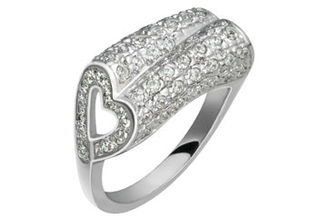 17/25 Carat White Gold 14K Heart Diamond Ring Alain Raphael