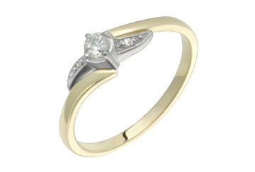 3/25 Carat Two Tone Diamond Ring Alain Raphael