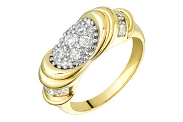 37/50 Carat Yellow & White Gold Diamond Ring Alain Raphael