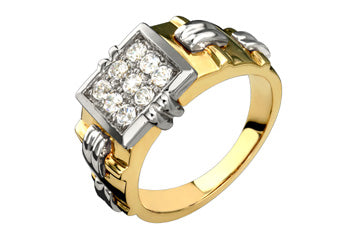 5/8 Carat Diamond Two Tone Ring Alain Raphael