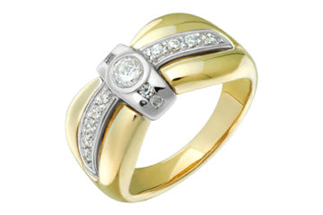 9/25 Carat Diamond Two-Tone Ring Alain Raphael