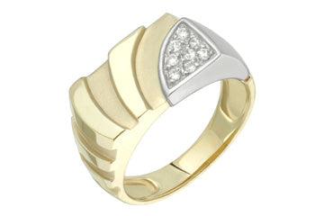 9/25 Carat Two Tone Gents' Diamond Ring Alain Raphael