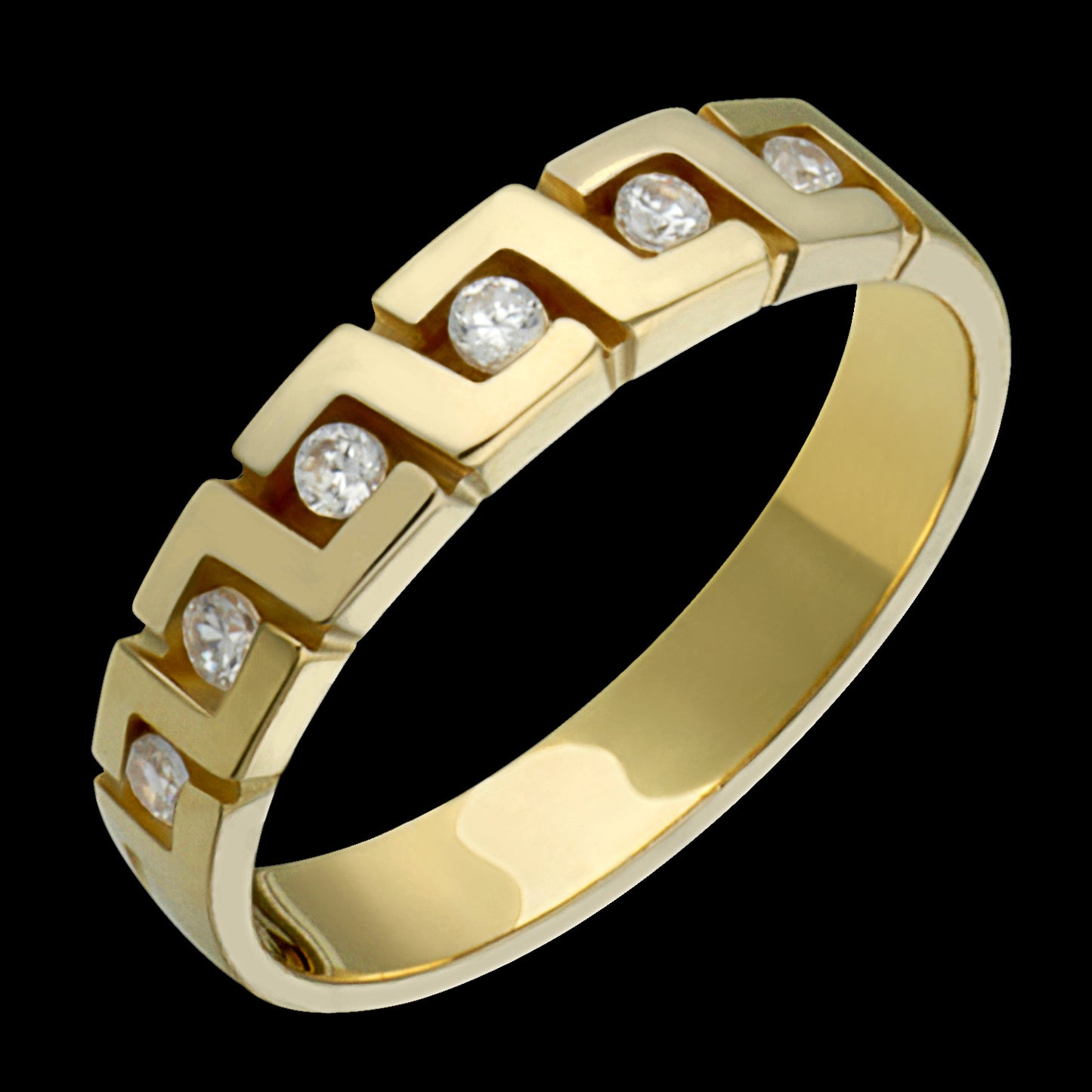 Bague en or jaune diamant 1/5 carat